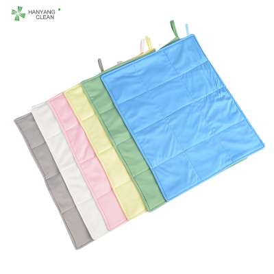 Cleanroom colors 3layers microfiber cleaning cloth